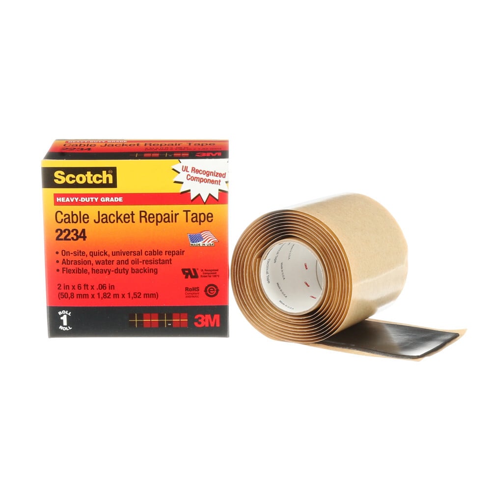 Scotch(R) Cable Jacket Repair Tape 2234, 2 in x 6 ft