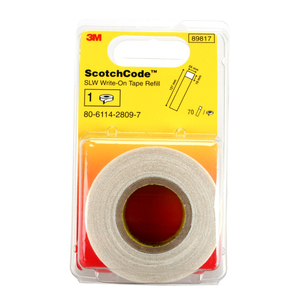 Wire Marker Write-On Refill Roll For SLW: 1" x 5" label
