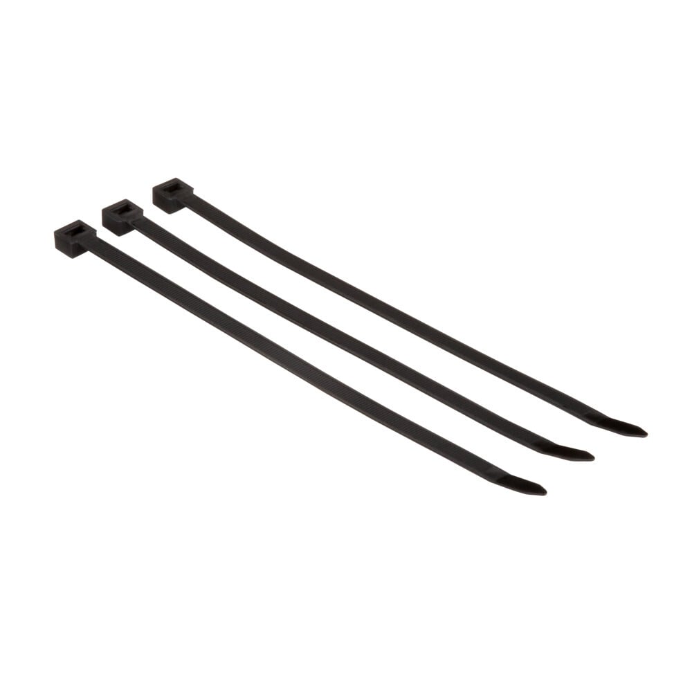 8" Black 120 LB Cable Tie - 50 pcs/bag (06206)