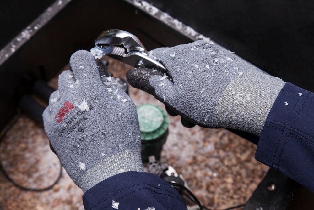 Comfort Grip Glove, Winter, Size M