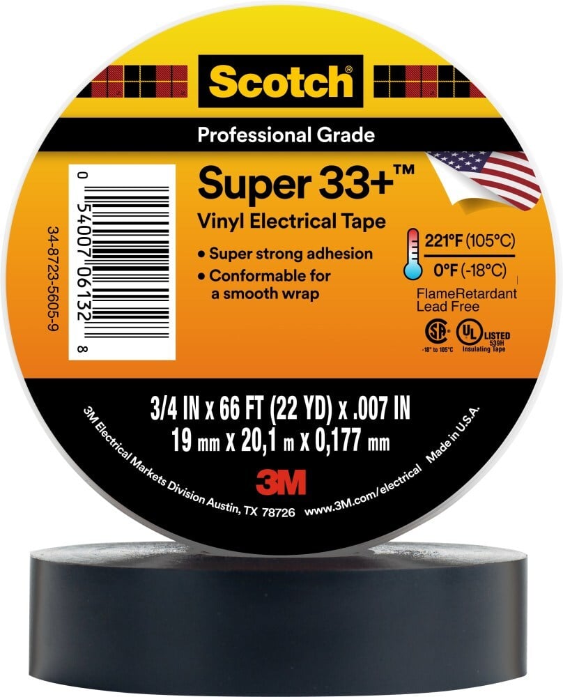 Scotch Super 33+ Vinyl Electrical Tape
