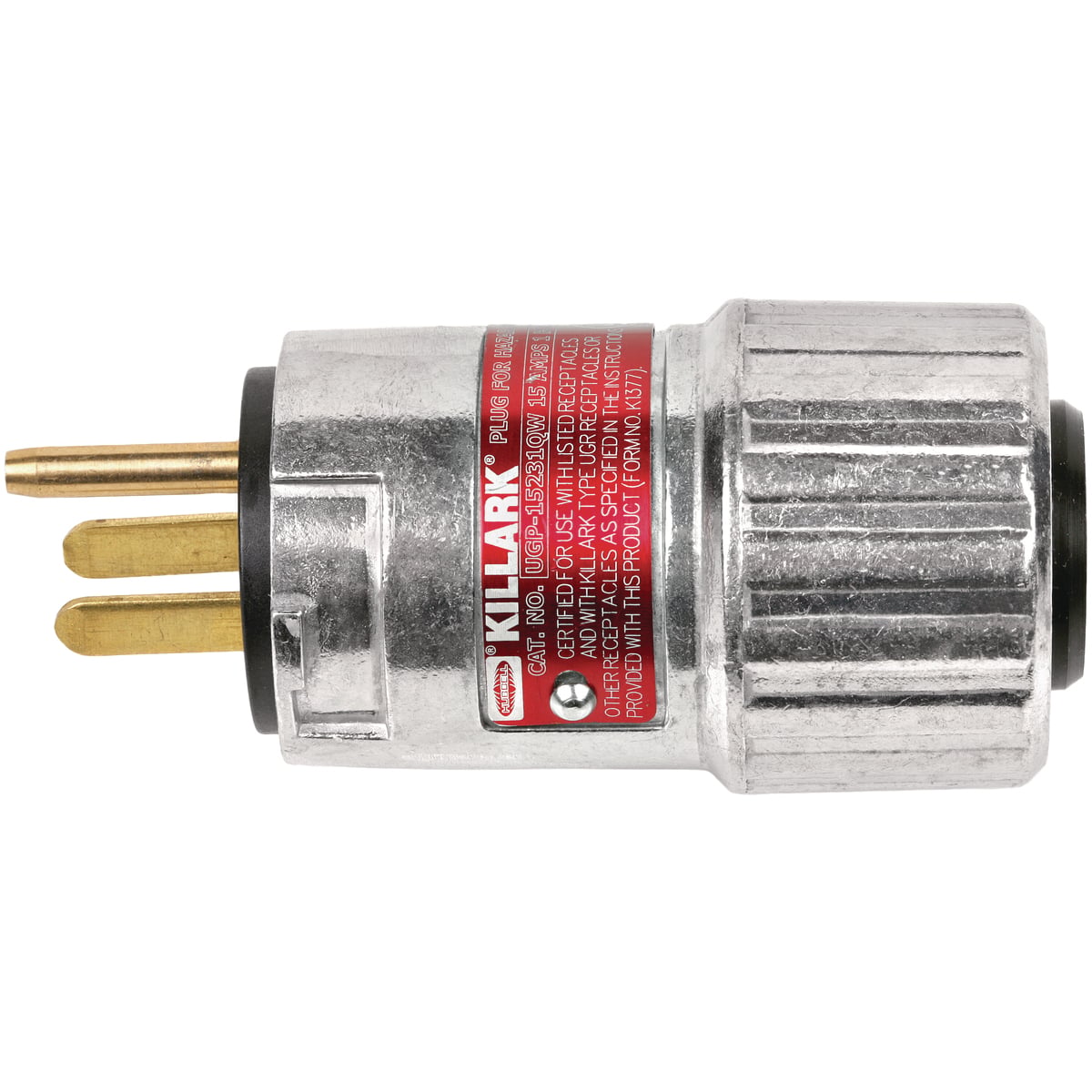 UGP Series - Aluminum 20 Amp 125VAC Interchangeable Blade Style Plug With Quick Wiring - NEMA Configuration 5-20P