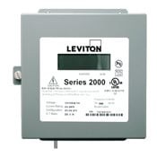 Series 2000 120/240/208 V Three Element Demand Meter, 3P4W, Indoor, Line-to-Line, 200:0.1A, Gray