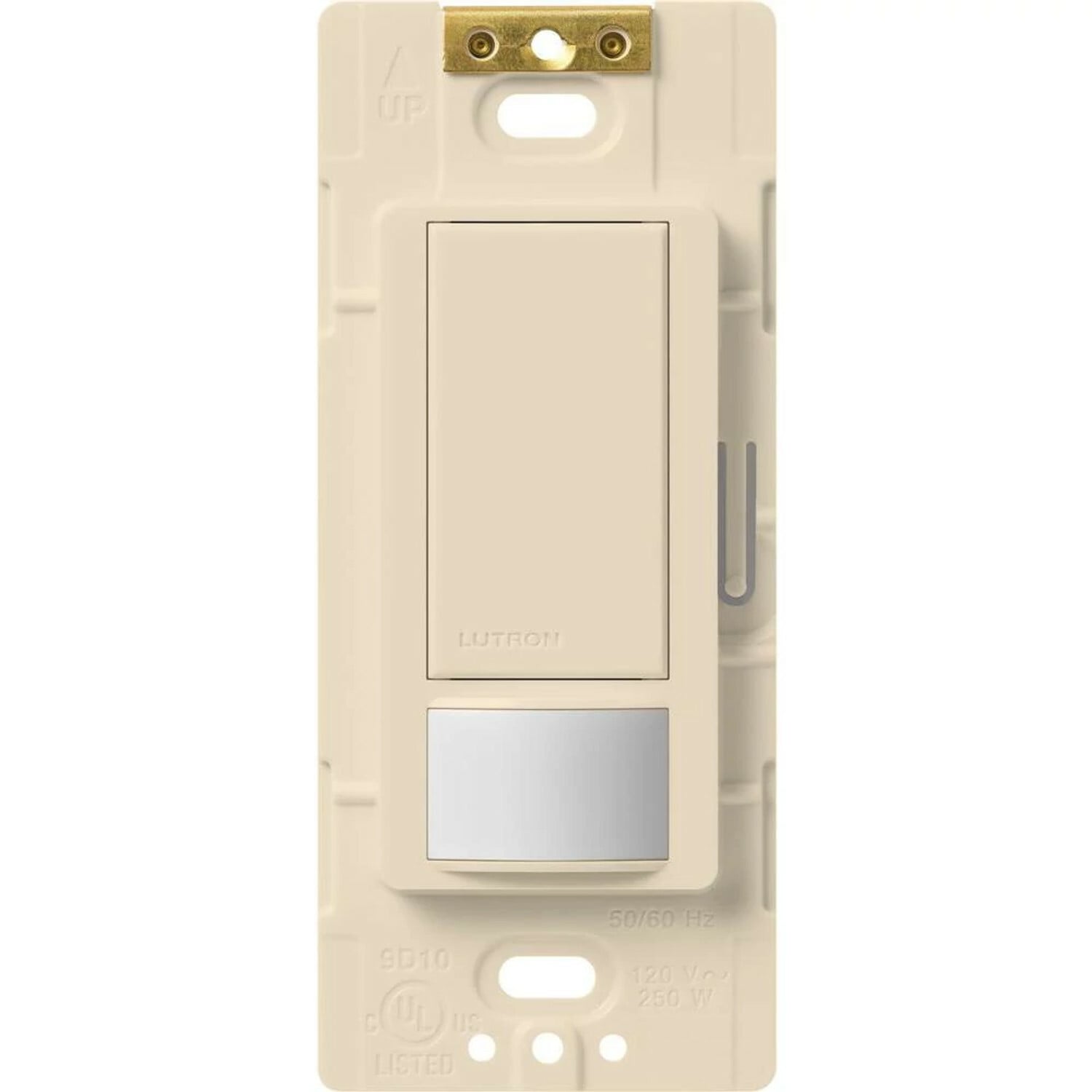 Lutron Maestro Vacancy Sensor switch, 5-Amp, Single-Pole or Multi-Location, Light Almond