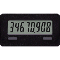 CUB7T 8-Digit Timer, High Voltage Input, Reflective Display