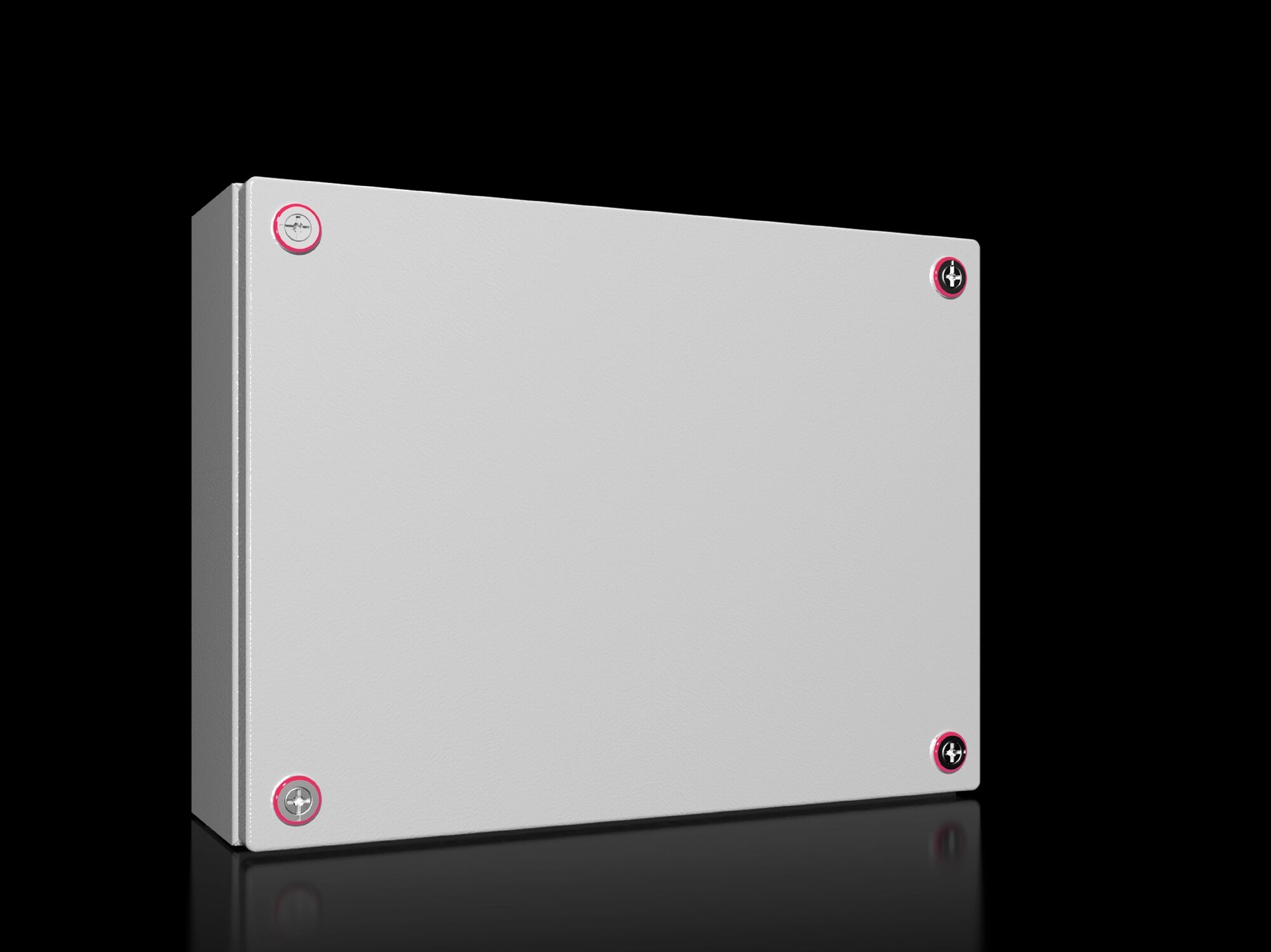 KX Terminal box, WHD: 400x300x120 mm, carbon steel, without mounting plate, with cover, without gland plate