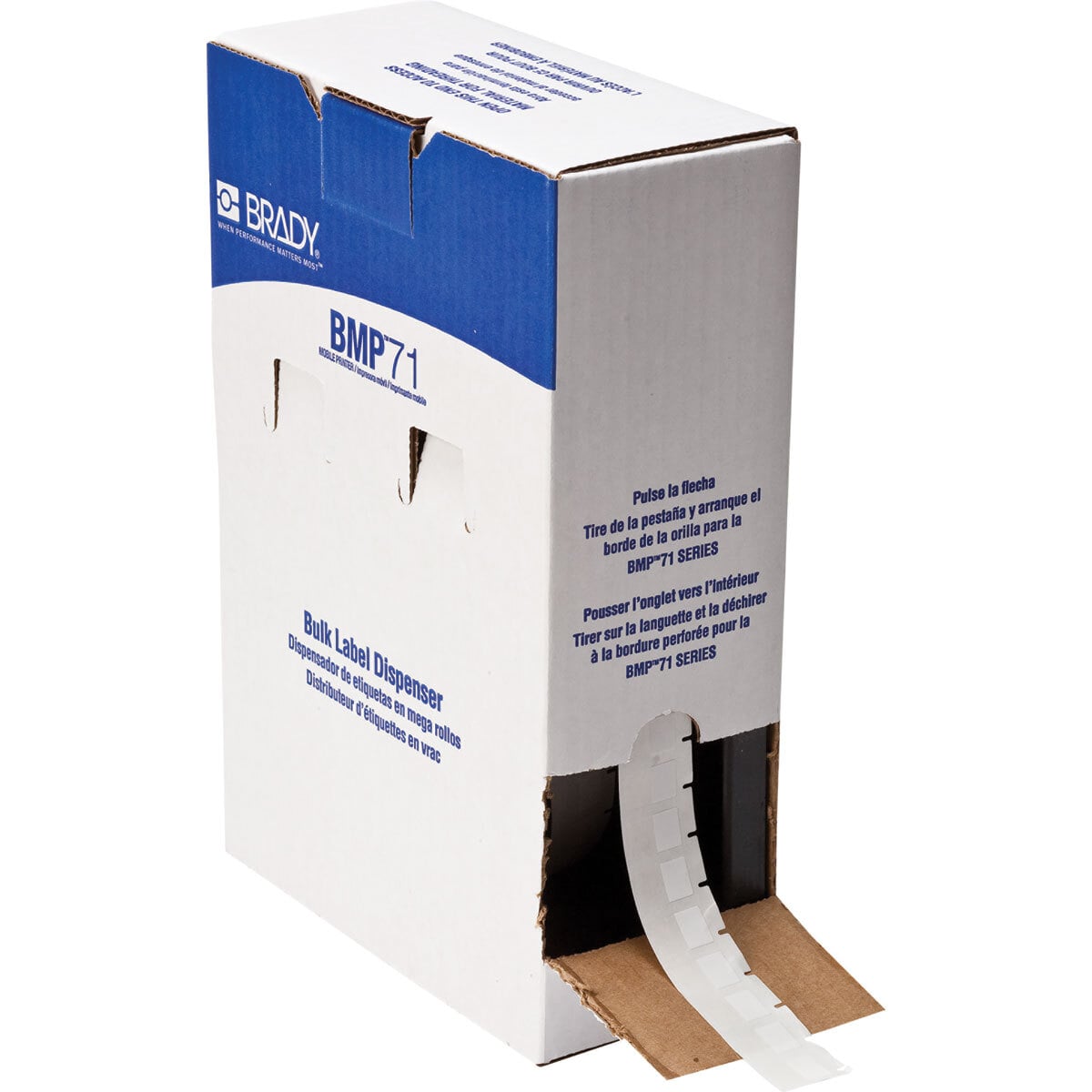 Label Vinyl 1in x 0.75in WT/CL 2500/RL