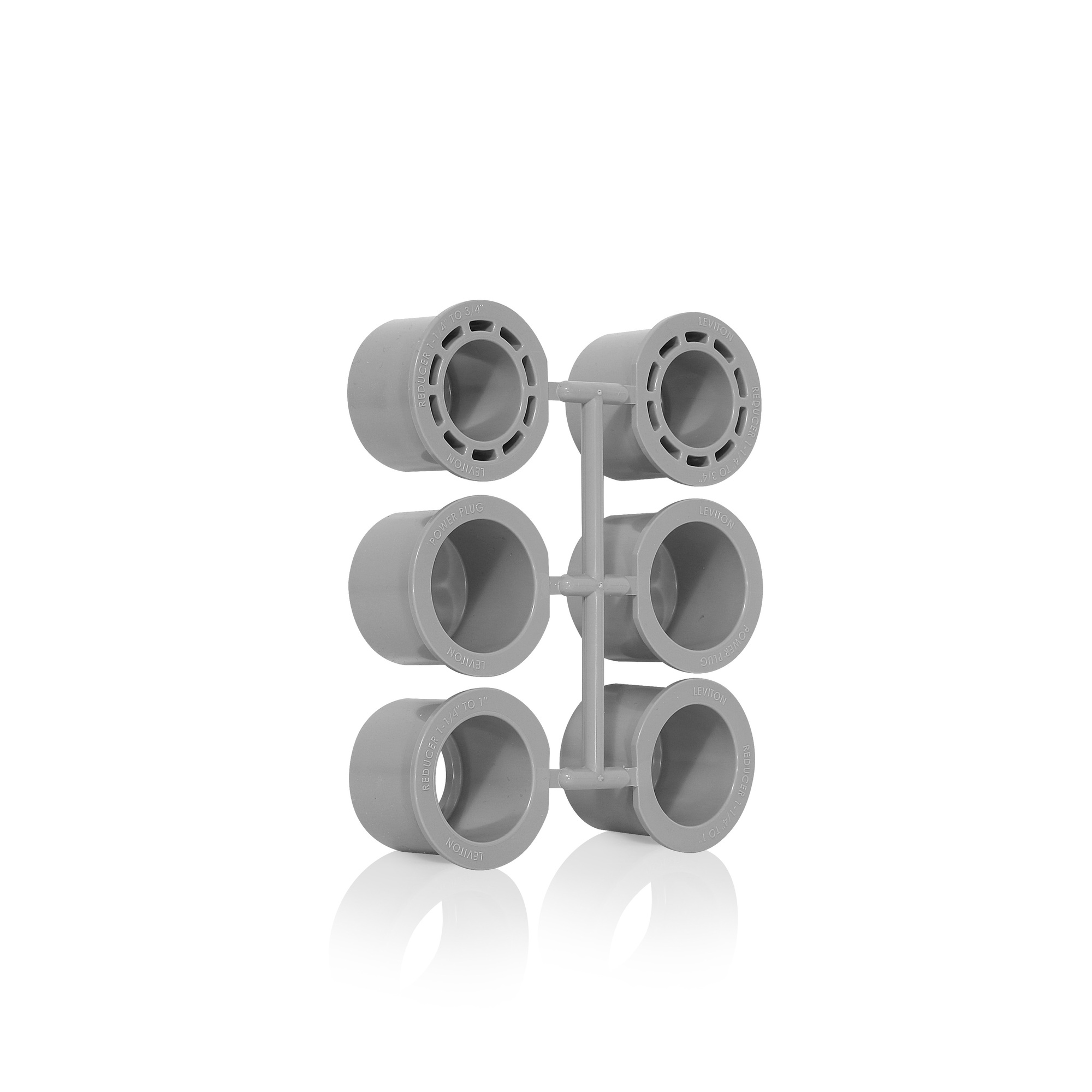 Replacement Power Conduit Reducers for Concrete Floor Box System, For use with FBBOX-GY