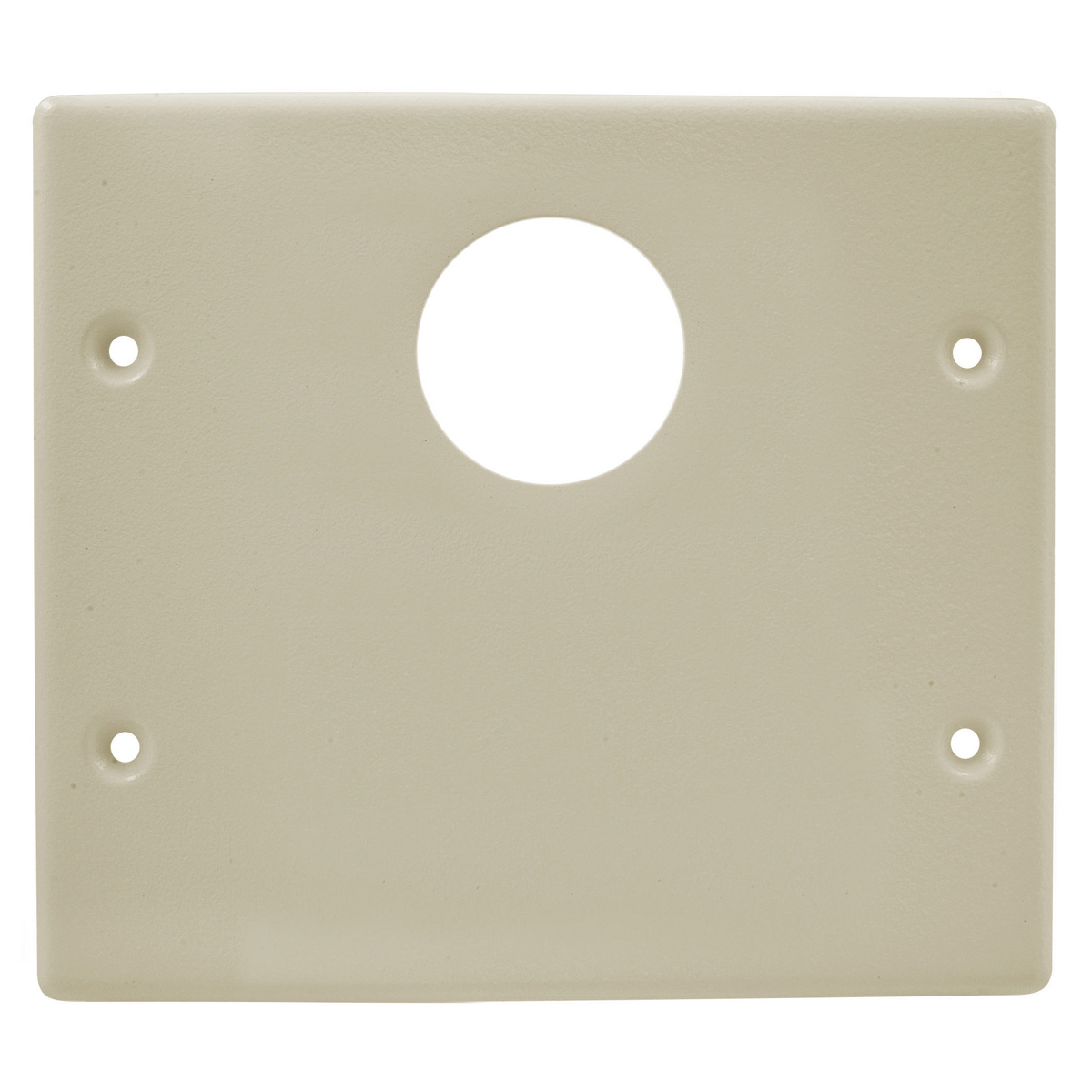 Metal Raceway Plate, Double, 1 Round/Blank, HBL4750 Series