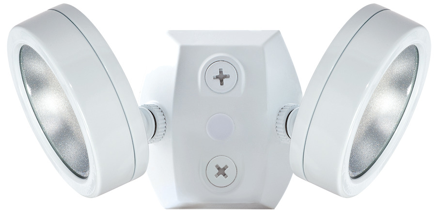 Leslie Bullet Flood, 2X13W, LED 120V, 4000k, 80 CRI, White