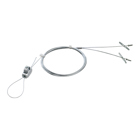 Galvanized braided support wire 18" Y kit with toggles. 10ft length. Holds up to 75lbs. .080 wire