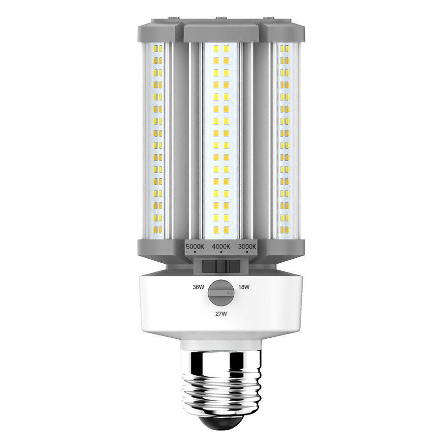 HID POST TOP 5-pin Inches CRI80 TYPE B 36/27/18W 5000/4000/3000K E26