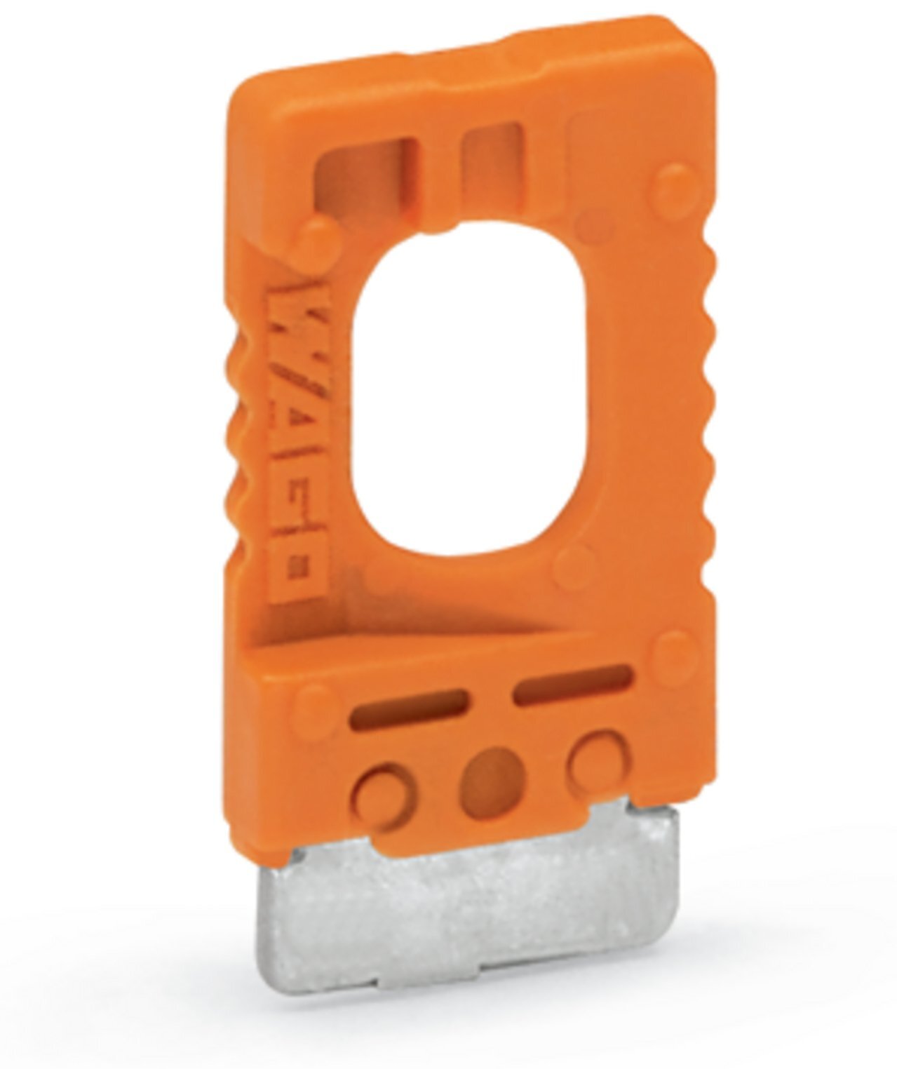 Disconnect plug for carrier terminal blocks; for using a receptacle terminal block as a disconnect terminal block; orange
