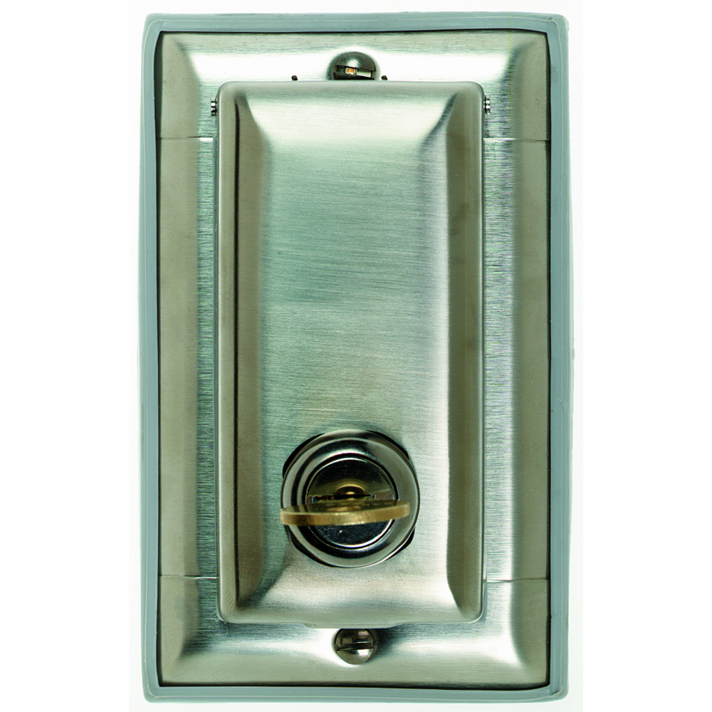 Dustproof Stainless Steel Cover, Decorator/GFCI, Vertical