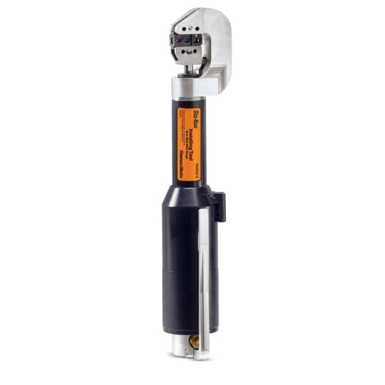 Pneumatic Power Tool for Crimping A, B, C, D, E Non-insulated and RA, RB, RC, RD, RE Insulated Terminals/Splices/Disconnects, Open "C" Yolk, Wire Range #22 - 6 AWG