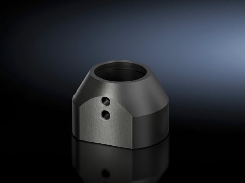 Attachment CP 40, steel, for support arm connection 90 x 71 mm, color: RAL 7024, produkt group: Used with static loads ranging from 400 to 1800 N. Endless possibilities for combination, with a broad diversity of functions. Reliable cable protection in all applications. Perfect planning tool for fast, safe design of the support arm system to suit your application.
