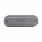 Eaton Crouse-Hinds series Condulet B mogul blank cover, Feraloy iron alloy, Round neoprene gasket, 1-1/2" or 2"