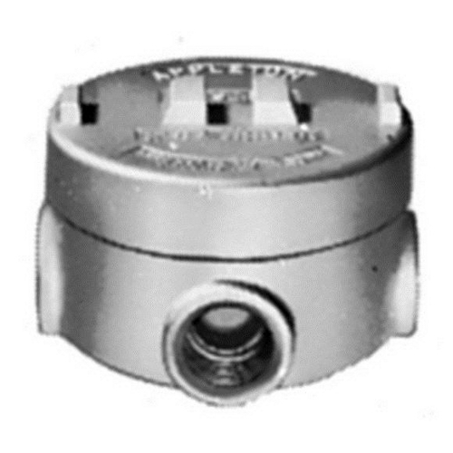 Round Universal Conduit Body, 3/4 inch, Aluminum, Epoxy Powder Coated