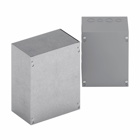 other enclosure accessories, NEMA 1, Cover secured to body w/plated pan head combo screw, Protects against contact with enclosed equipment, Galv steel, Type 1 screw cover, Surface mount, Junction boxes, 14 gauge