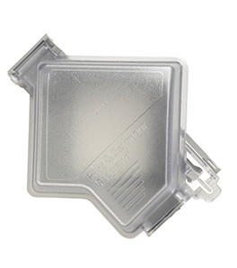 While-In-Use Cover Shallow Heavy Duty 2-Gang, Clear