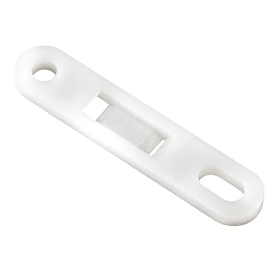 Mounting Base, Natural Nylon 6.6 for Temperatures up to 85 Degrees Celsius (185 F), Length of 79mm (3.11 Inches), Width of 15.8mm (0.622 Inches), Height of 5.1mm (0.201 Inches), Screw Mounting Method, 100 Pack