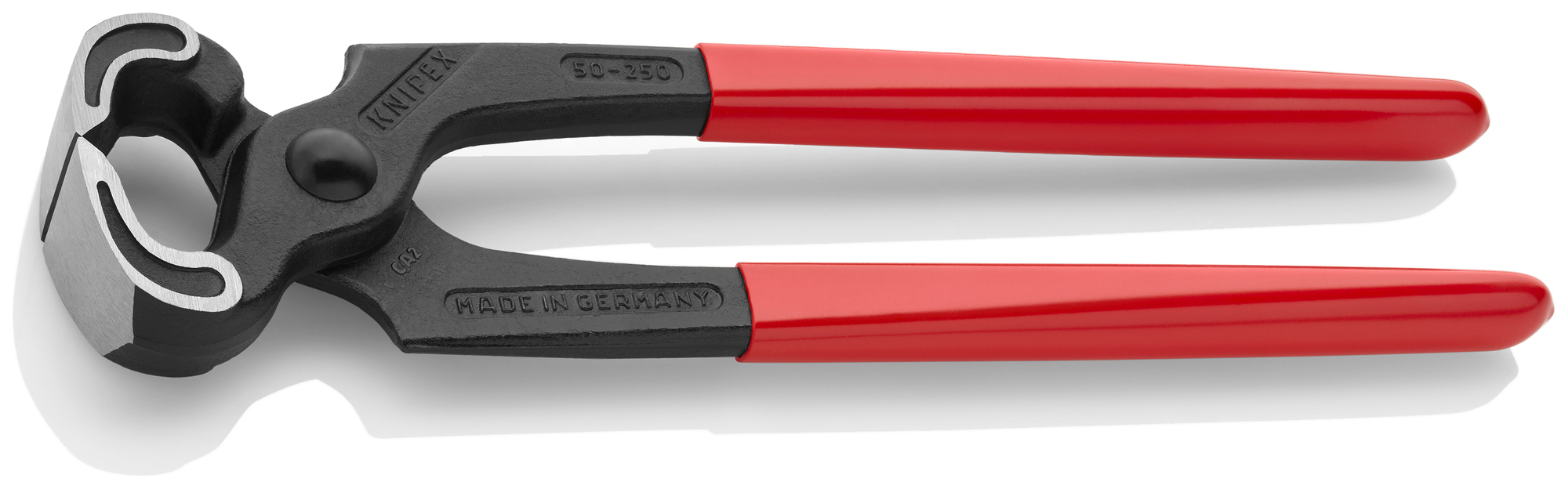 Carpenters' End Cutting Pliers, 10 in., Plastic Coating, Polished
