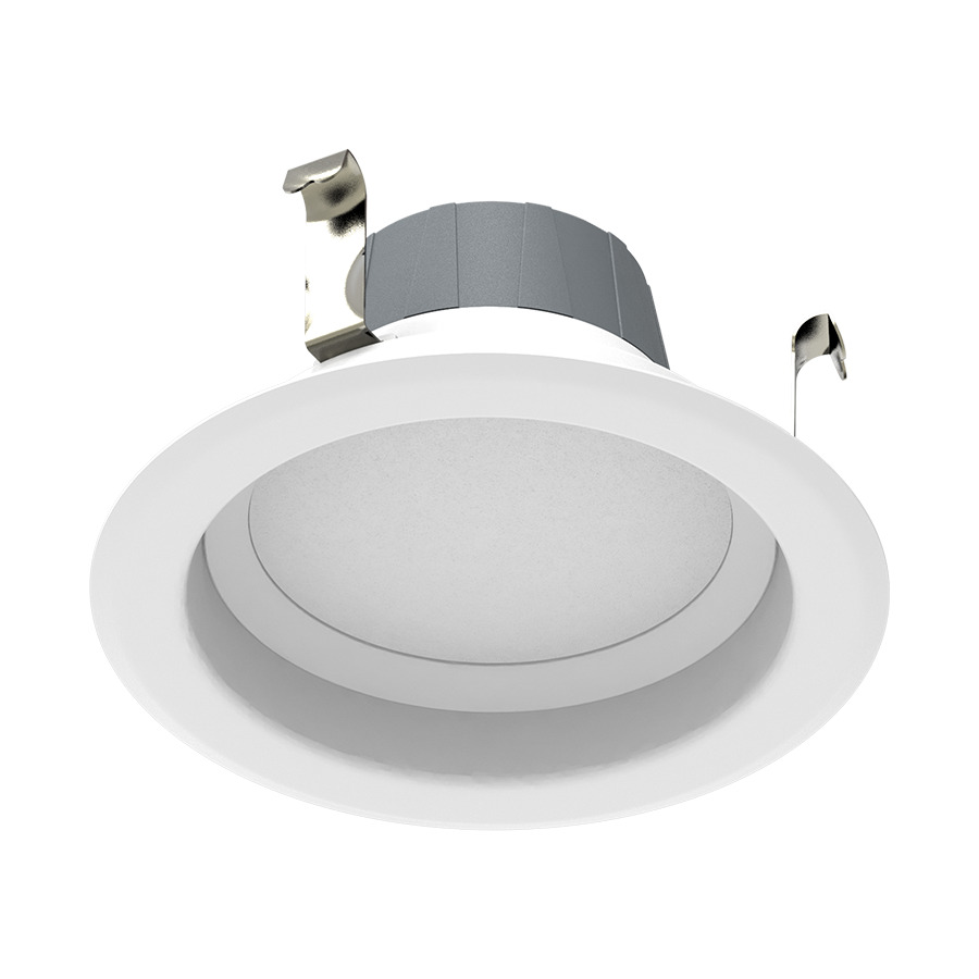 Retrofit Downlights 712 Lumens Retrofit Downlight 8W 4 Inches Round 90CRI 5000K 120V White Smooth