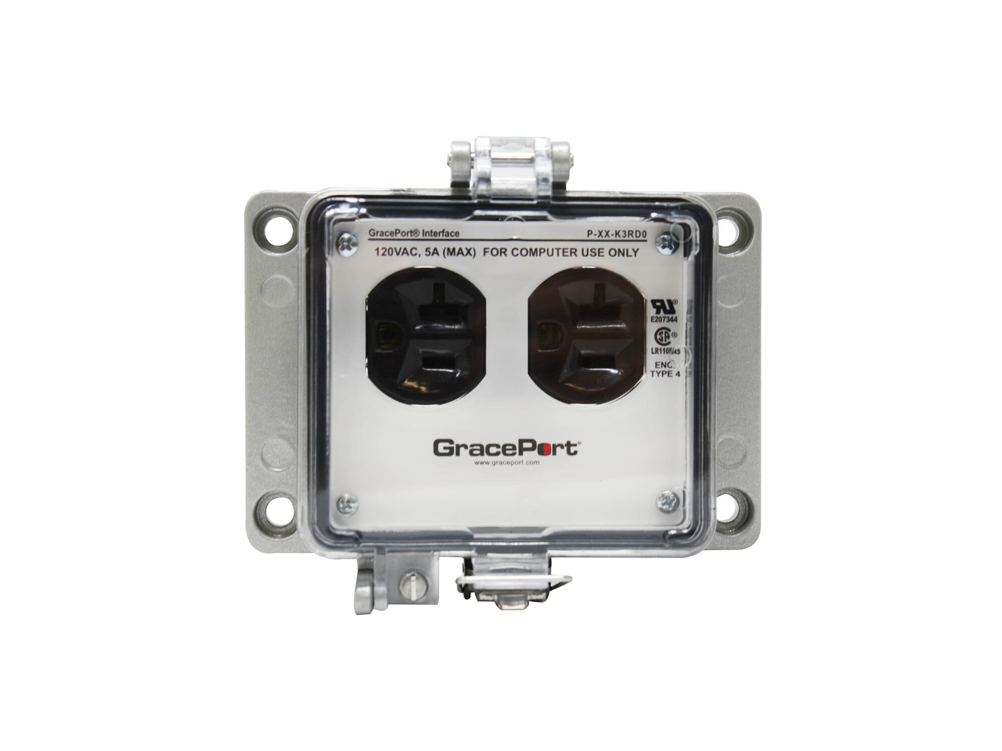 PANEL INTERFACE CONNECTOR, PMH, UL TYPE 4, DUPLEX OUTLET