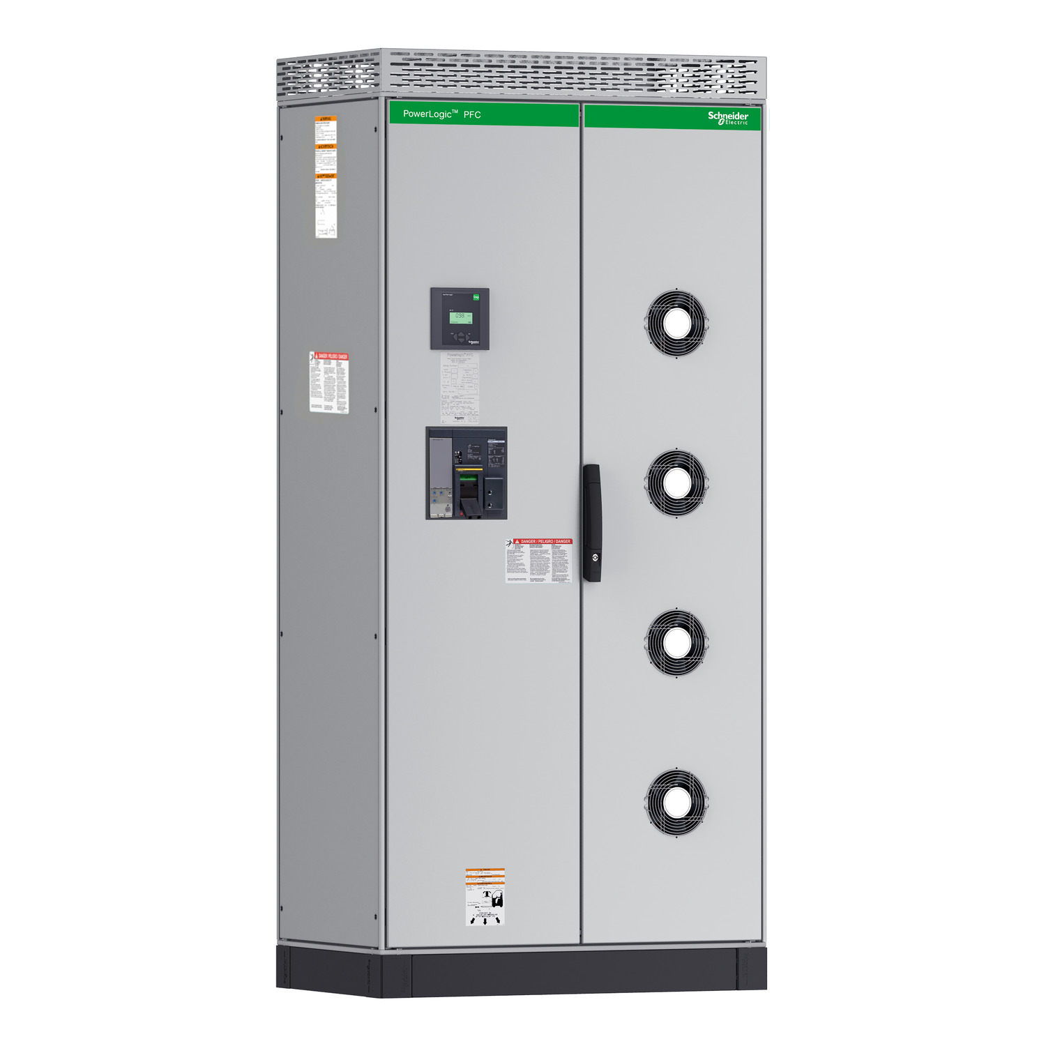 automatic PowerLogic PFC Smart Capacitor bank, 300kvar DR4.2 MLO NE1 480V 60Hz