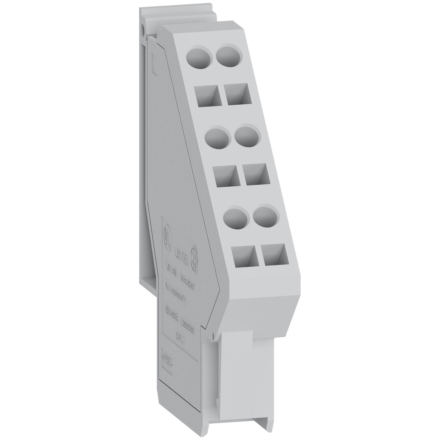3 wires terminal block, MasterPact MTZ1/MTZ2/MTZ3, fixed, spare part