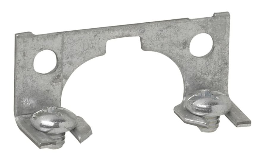 TP902 Screw Mount Ear, For Use With Switch Box, Steel, Natural