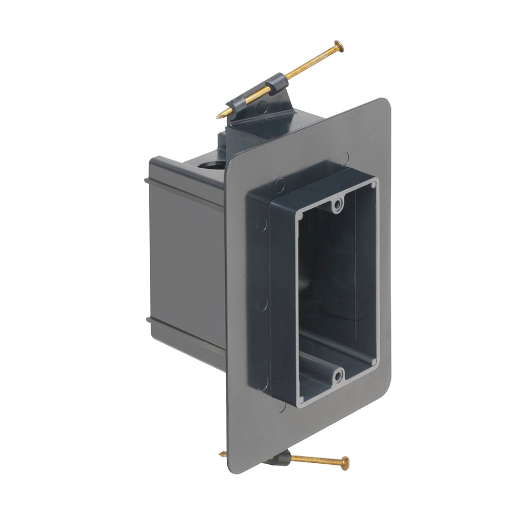 Single gang, non-gasketed Vapor Box for devices