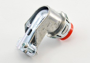 Single Screw 90Â° Snap-In Connector, Insulated Throat