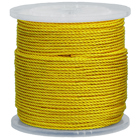 Pull Rope, 1/4 IN x 600 FT cable size, 113 lb. load, Light Weight and Strong construction, Polypropylene, 1130 lb. tensile strength, Yellow