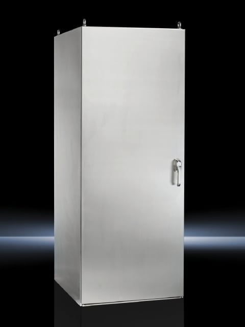 Left-hand door with locking system, sheet steel, for TS 8 enclosures
