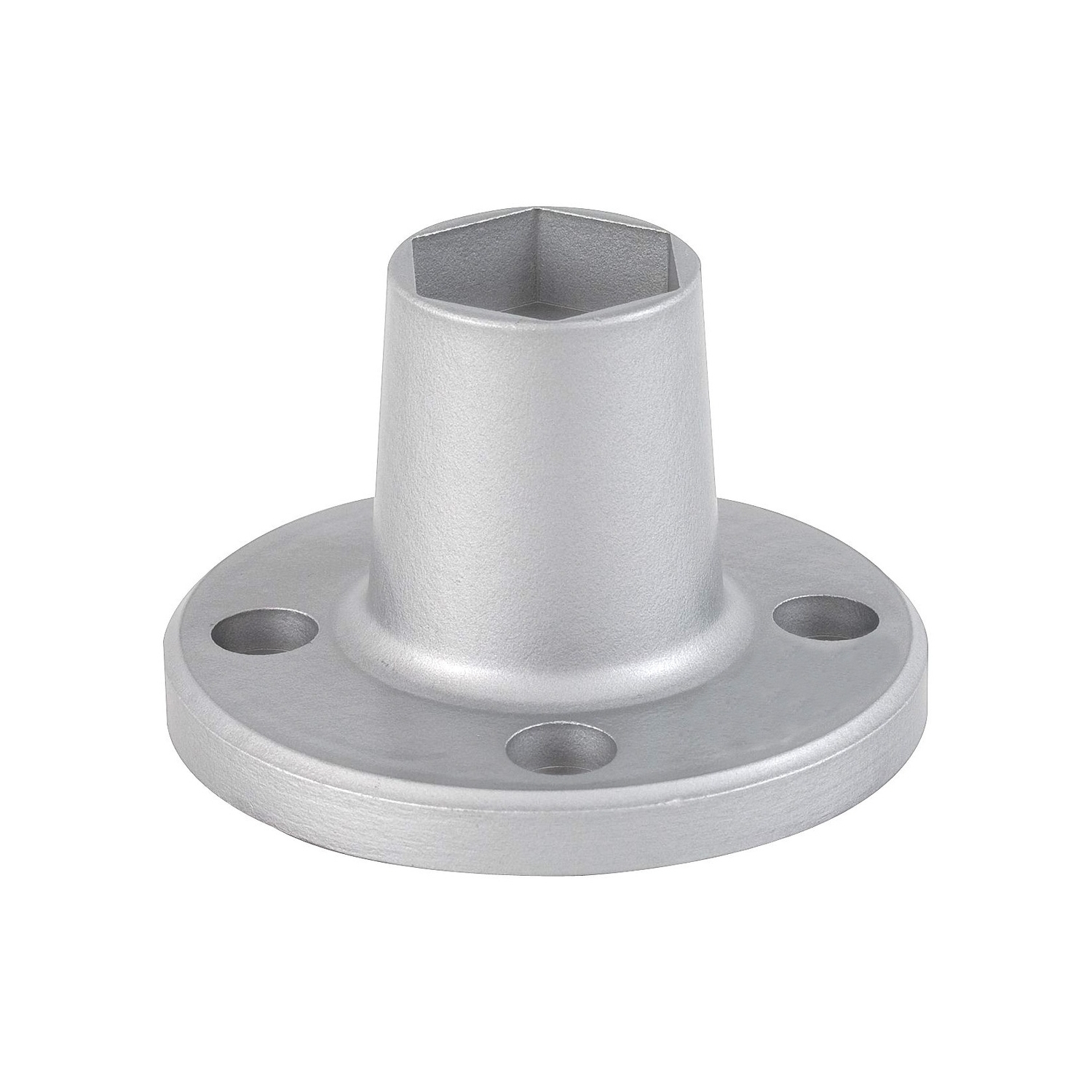 Fixing plate, Harmony XVC, metal, for tube mounting 100mm