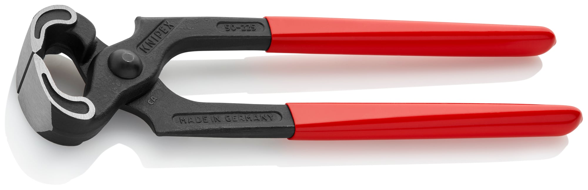 Carpenters' End Cutting Pliers, 9 in., Plastic Coating, Polished