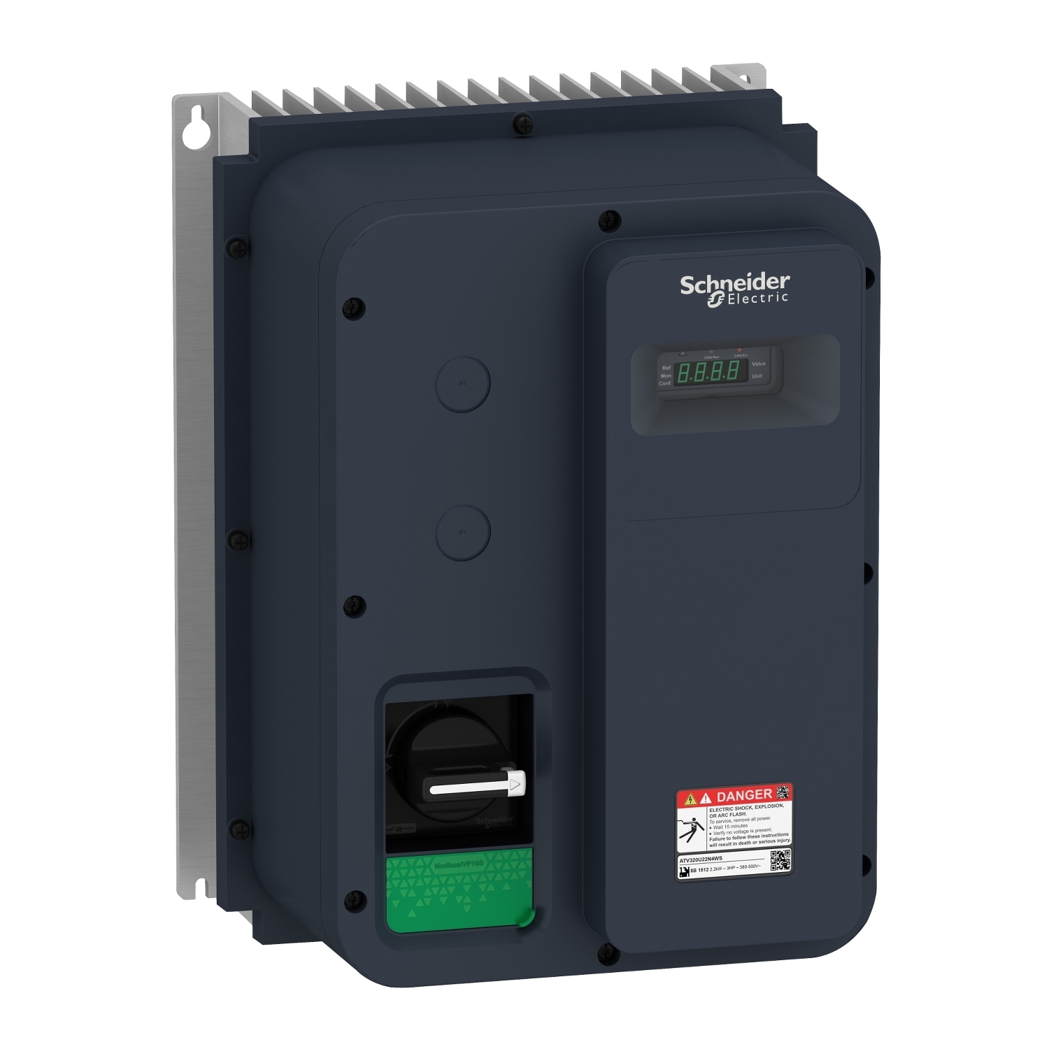 variable speed drive, Altivar Machine ATV320, 3kW, 380 to 500V, 3 phases, enclosed, IP65
