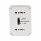 Eaton D85 Series Alternating Relay, 11 pins, DPDT contact configuration w/ selector switch, 120V control voltage, less than 3 VA burden, 2 indicator LEDs marked LOAD A and LOAD B