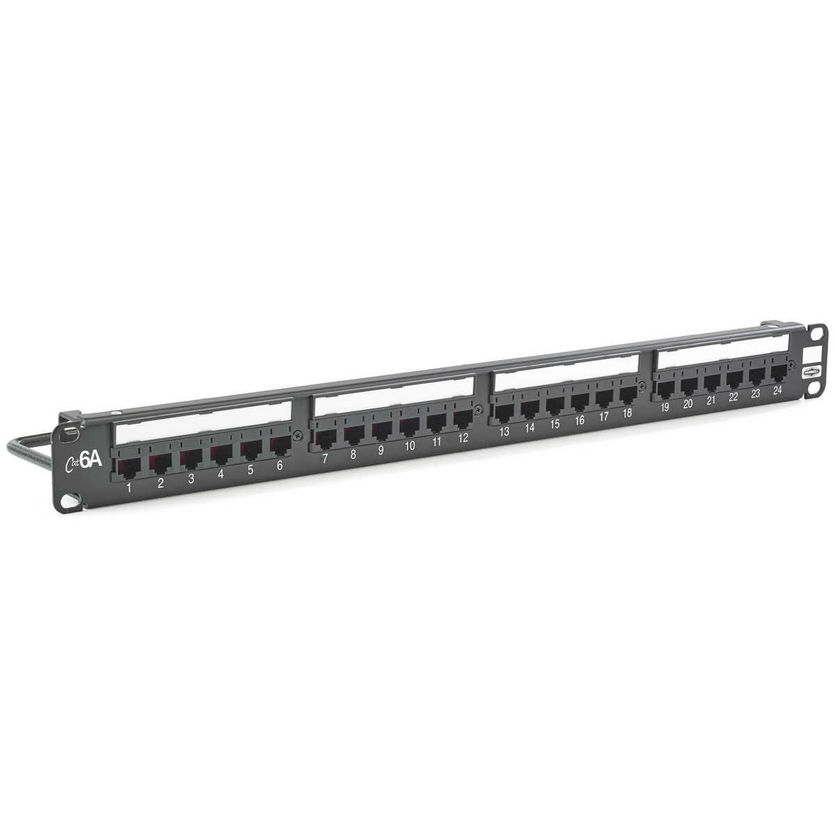 Patch Panel, Cat6A, 24-Port, UniversalWiring