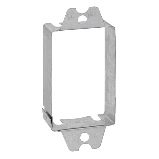 Switch Box Extension, 3.5 Cubic Inches, 7/8 Inch Maximum Adjustable Depth, Pre-Galvanized Steel, Fits Snugly Inside All Single Gang Switch Boxes, Furnished with 1-1/4 Inch Long Screws for Mounting, pack of 25, for Retail