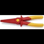 Flat Nose Plastic Pliers-1000V Insulated, 8 3/4 in.