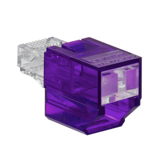  Port Blocker, Secure RJ, Pack of 12, Purple