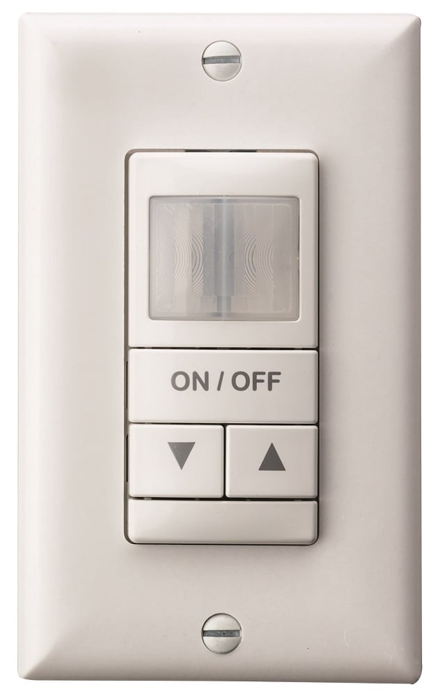 WSX PDT D IV Wall Switch Occupancy Sensor, Passive Dual Technology, Occupancy Controlled Dimming, Ivory