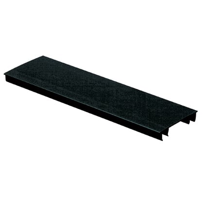Hinged Duct Cover, PVC,3W X 6FT,Black    