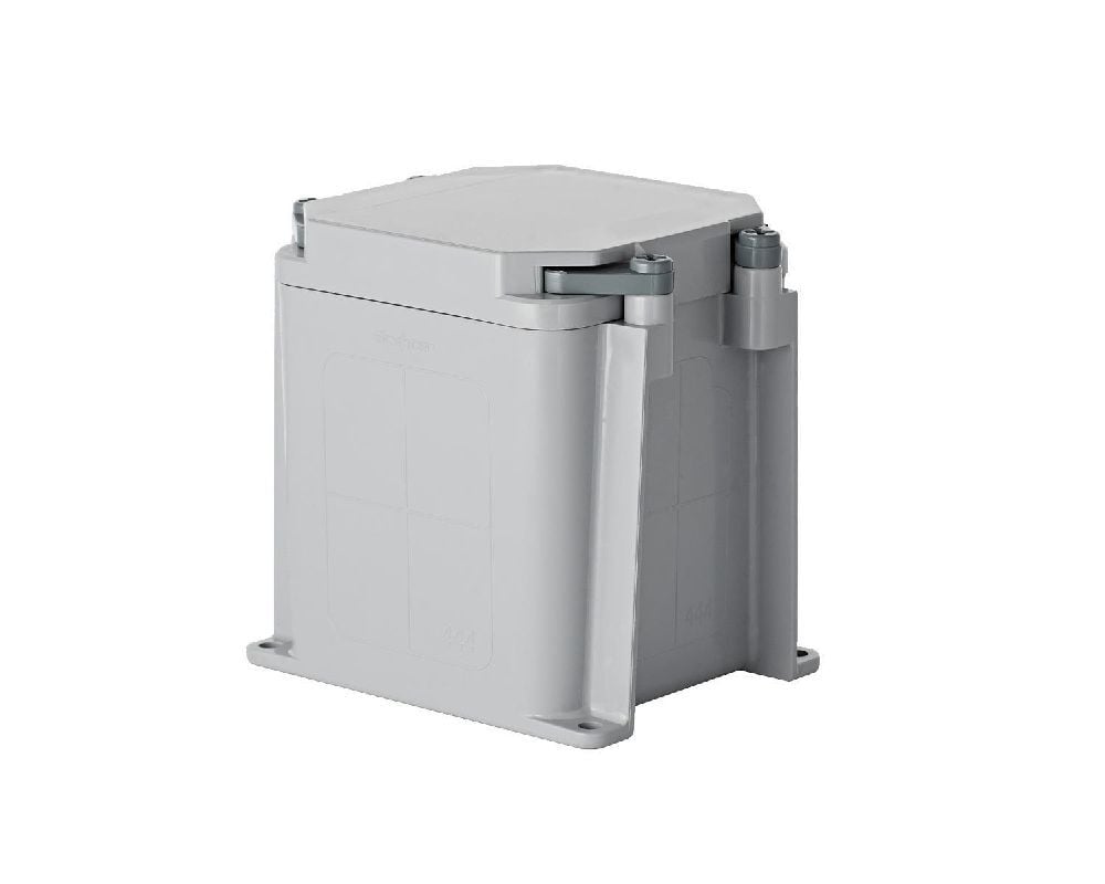 JBX444 4"x4"x4" PVC JUNCTION BOX GREY SCEPTER JBOX