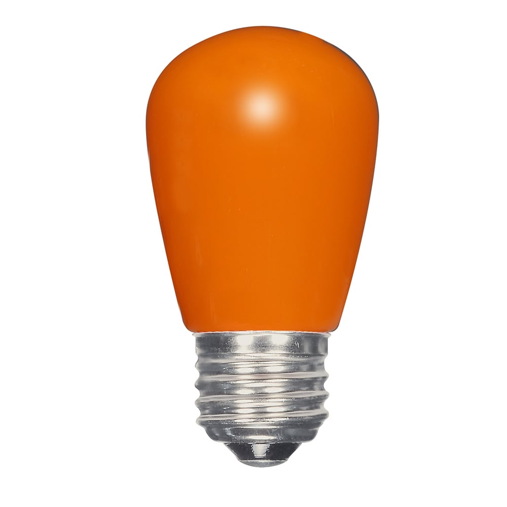 S9173 LED Specialty Lamp, 1.4 W, 15 W Incandescent Equivalent, E26 Lamp Base, S14 Shape, 120 V AC