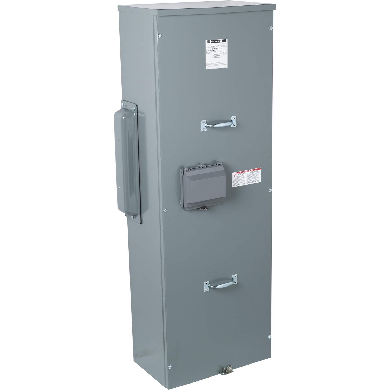 EZM3600CB Main Unit, EZ Meter Pak, 600 Amp, 208Y/120V, 3 Phase, 4 Wire, Aluminum Busbar, 65 kA SCCR, Main Breaker, OH, UG