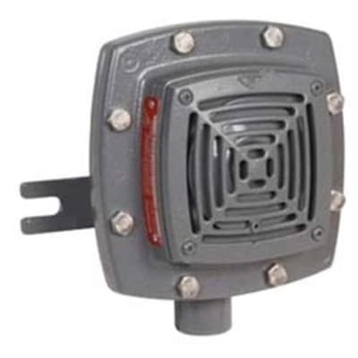 Explosion Proof Horn, 24 VDC, Indoor/Outdoor, 7 5/8 in L x 7 3/8 in W