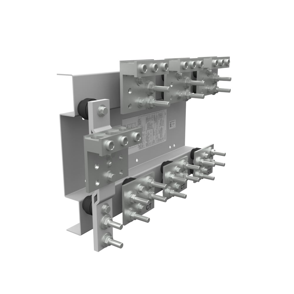 CT Mounting Rack 800 Amp 3 Phase 50K AIC .375 Stud Line And 4-600kcmil Or Two 1-250kcmil Load Non-EUSERC